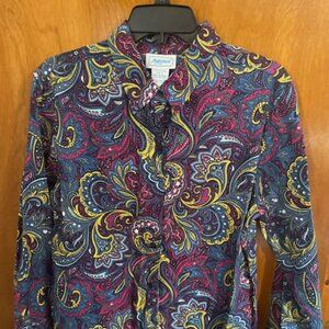 Women's Size Large Paisley Shirt